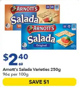 Ritchies Arnott's Salada Varieties offer