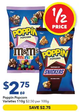 Ritchies Poppin Popcorn Varieties offer