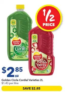 Ritchies Golden Circle Cordial Varieties offer