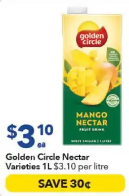 Ritchies Golden Circle Nectar Varieties offer