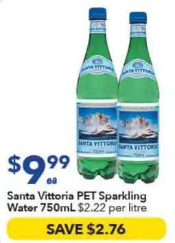 Ritchies Santa Vittoria PET Sparkling Water offer