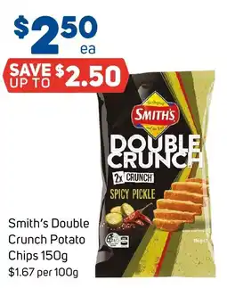Foodland Smith's Double Crunch Potato Chips offer
