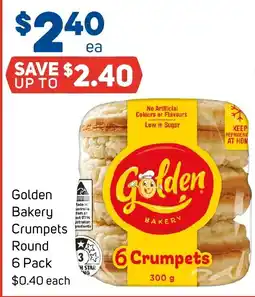 Foodland Golden Bakery Crumpets offer