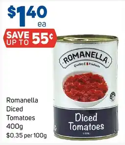 Foodland Romanella Diced Tomatoes offer