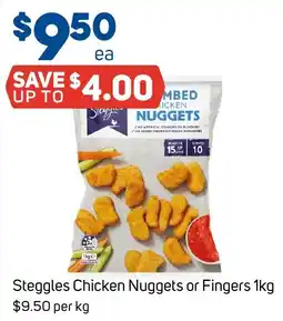Foodland Steggles Chicken Nuggets or Fingers offer