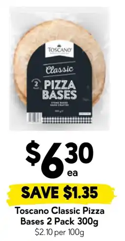 Drakes Toscano Classic Pizza Bases offer
