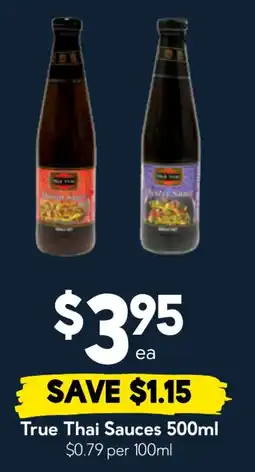 Drakes True Thai Sauces offer