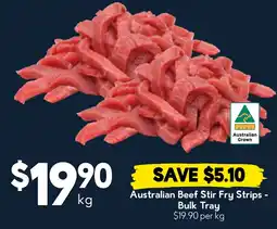 Drakes Australian Beef Stir Fry Strips offer