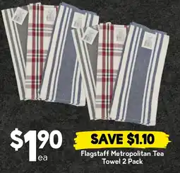 Drakes Flagstaff Metropolitan Tea Towel 2 Pack offer