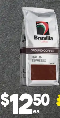 Drakes Brasilia coffee Ground Coffee Italian Espresso offer
