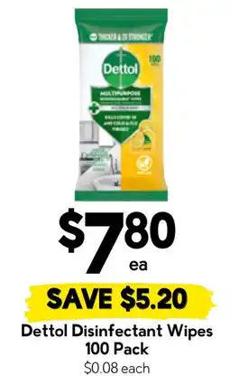 Drakes Dettol Disinfectant Wipes offer