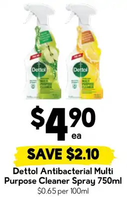 Drakes Dettol Antibacterial Multi Purpose Cleaner Spray offer