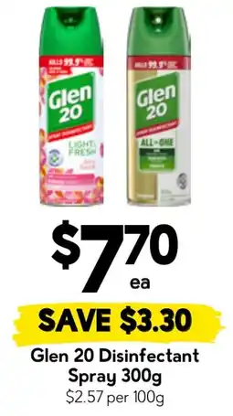 Drakes Glen 20 Disinfectant Spray offer