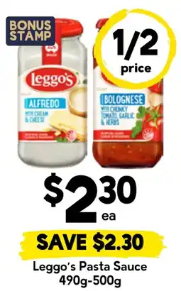 Drakes Leggo's Pasta Sauce offer