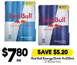 Drakes Red Bull Energy Drink offer