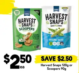 Drakes Calbee Harvest Snaps offer