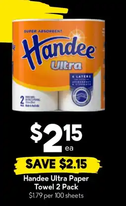 Drakes Handee Ultra Paper Towel offer