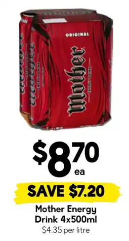 Drakes Mother Energy Drink offer