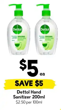 Drakes Dettol Hand Sanitizer offer
