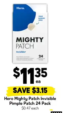 Drakes Hero Mighty Patch Invisible Pimple Patch offer
