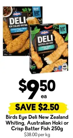 Drakes Birds Eye Deli Fish offer