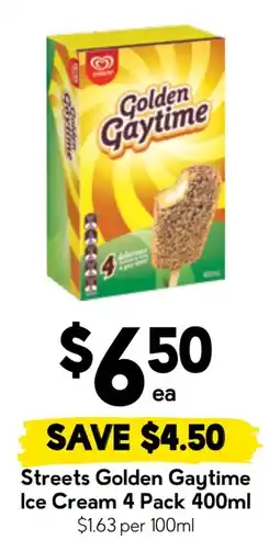 Drakes Streets Golden Gaytime Ice Cream offer
