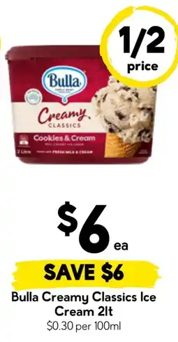 Drakes Bulla Creamy Classics Ice Cream offer