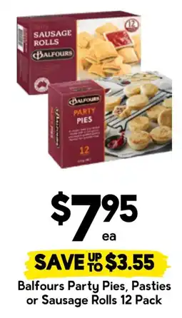 Drakes Balfours Party Pies offer