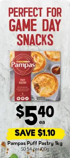 Drakes Pampas Puff Pastry offer