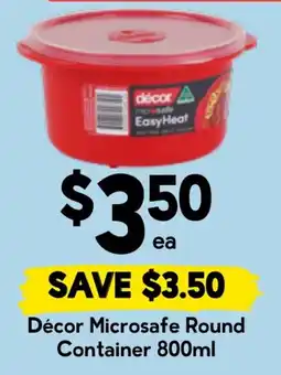 Drakes Décor Microsafe Round Container offer