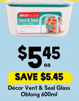 Drakes Décor Vent & Seal Glass Oblong offer
