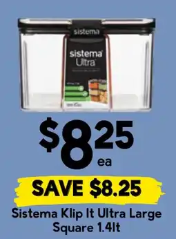 Drakes Sistema Klip It Ultra Large Square offer