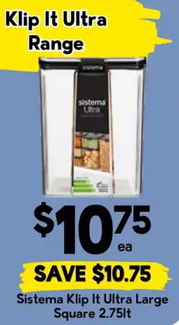 Drakes Sistema Klip It Ultra Large Square offer