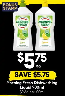 Drakes Morning Fresh Dishwashing Liquid offer