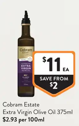 Foodworks Cobram Estate Extra Virgin Olive Oil offer