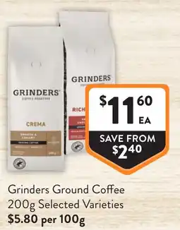 Foodworks Grinders Ground Coffee offer