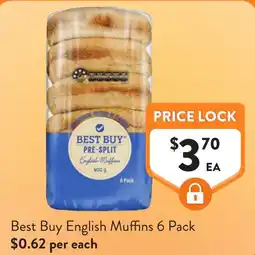 Foodworks Best Buy English Muffins offer