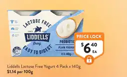 Foodworks Liddells Lactose Free Yogurt offer