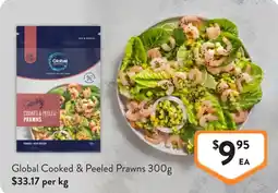 Foodworks Global Cooked & Peeled Prawns offer