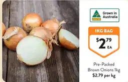 Foodworks Pre-Packed Brown Onions offer