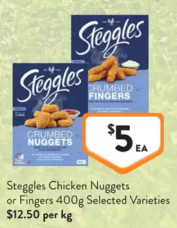 Foodworks Steggles Chicken Nuggets or Fingers offer