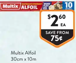 Foodworks Multix Alfoil offer
