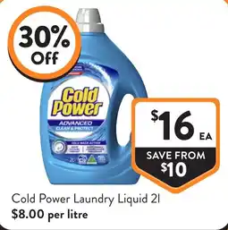 Foodworks Cold Power Laundry Liquid offer