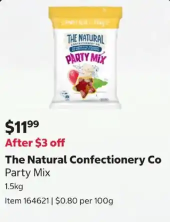 The Natural Confectionery Co Party Mix