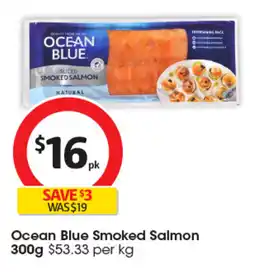 Coles Ocean Blue Smoked Salmon offer