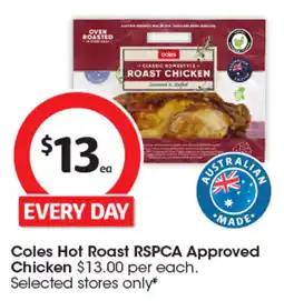 Coles Coles Hot Roast Chicken offer