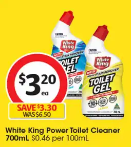 Coles White King Power Toilet Cleaner offer