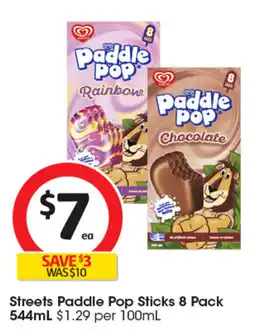 Coles Streets Paddle Pop Sticks offer