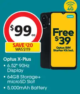 Coles Optus X-Plus offer