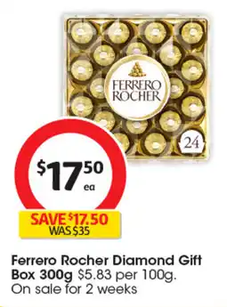 Coles Ferrero Rocher Diamond Gift offer